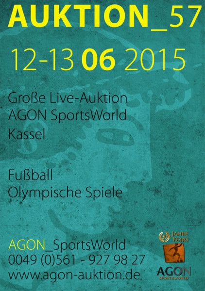 57. AGON Auktion: Auktions-Katalog: 57th AGON Live Auction Catalogue.