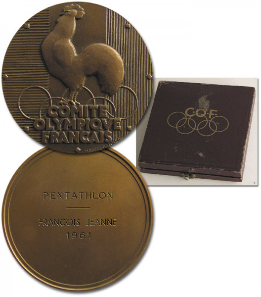 Comite Olympique Francais. Medal of honour 1961