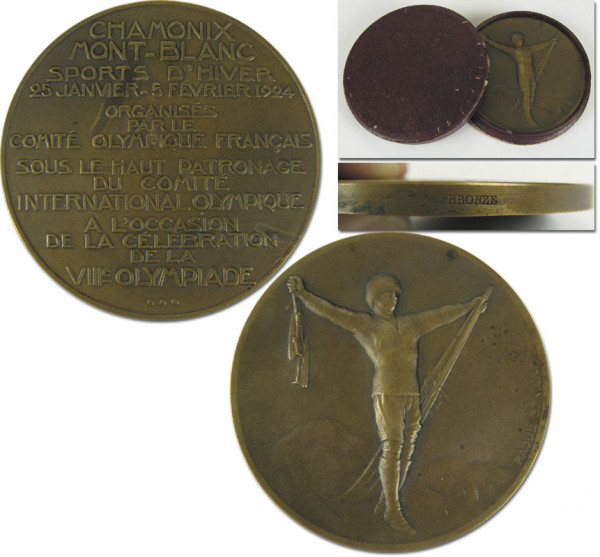 Olympic Games 1924. Participation medal Chamonix