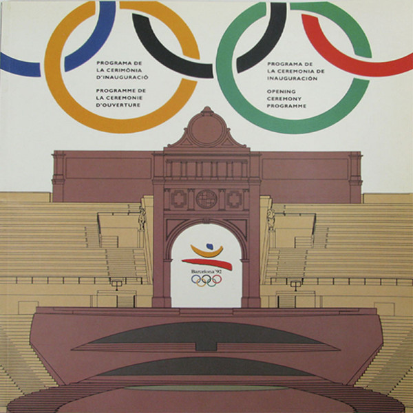 Programm Opening Ceremony. Olympische Spiele Barcelona 1992.