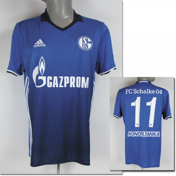 match worn football shirt Schalke 04 2016