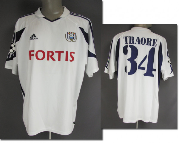Lamine Traore, Champions League Saison 2003/04, Anderlecht, RSC- Trikot 2002/03