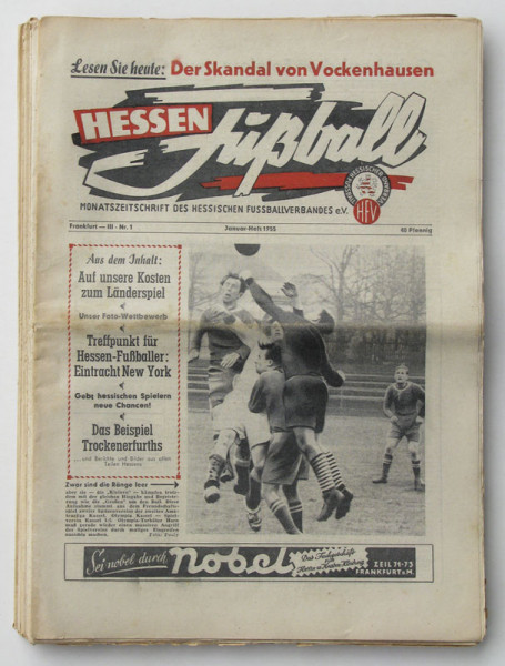 Hessen Fußball 1955 : Nr.1-12 komplett