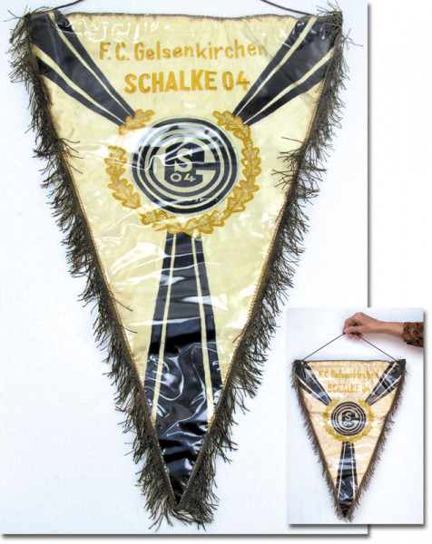 Schalke 04 Football match pennant 1958