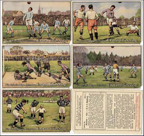 German Football Sticker from Erdal 1928