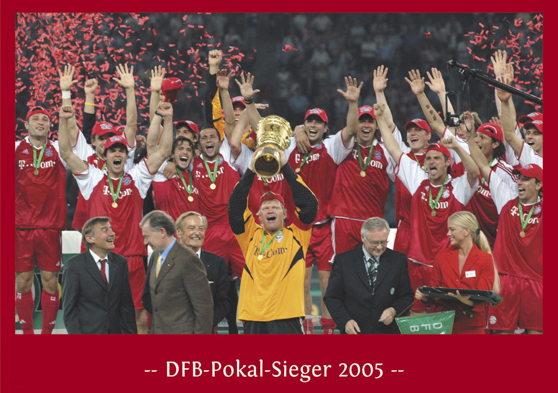 Deutscher Fußball Meister 2005 Fan Big Card Edition F54 FC Bayern München 