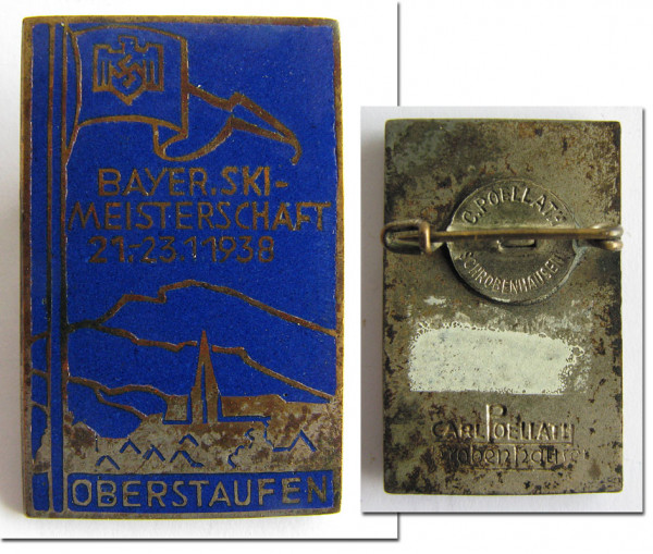 Teilnehmerabzeichen 1938 Bayern-Meister, Teilnehmerabzeichen 1938