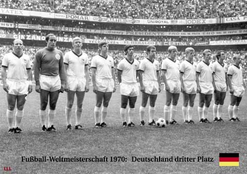 Deutschland 3. Platz WM 1970