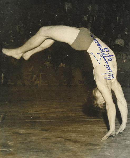 Thoresson, William: Autograph Olympic Gymnastics 1952+56. W.Thoresson