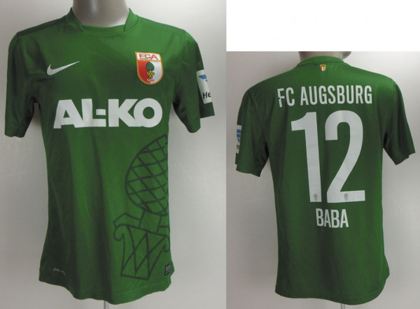 match worn football shirt FC Augsburg 2014/15