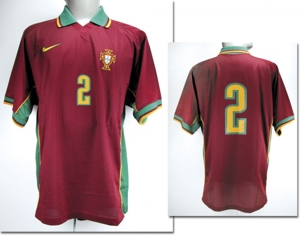 World Cup 1998 match worn football shirt Portugal